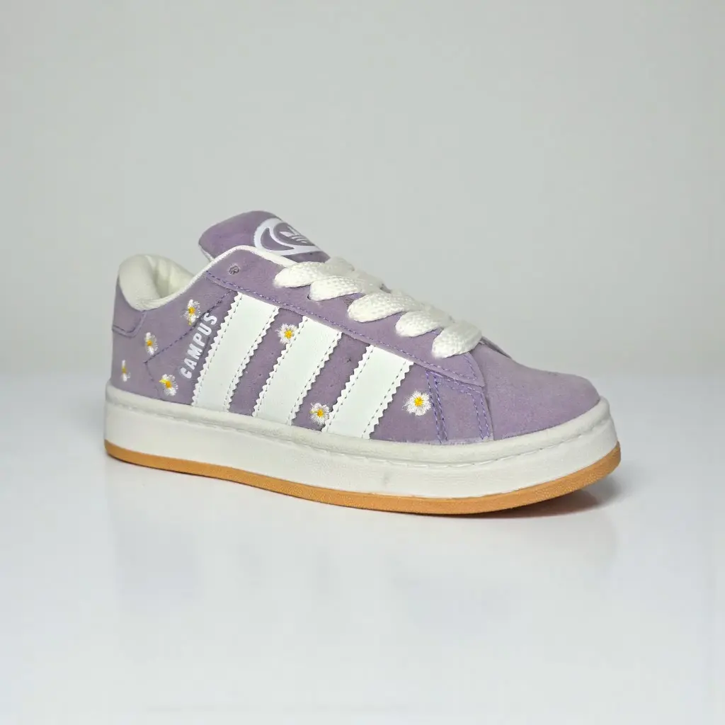 Sneaker Add Campus Flores (20, Lila Blanco)