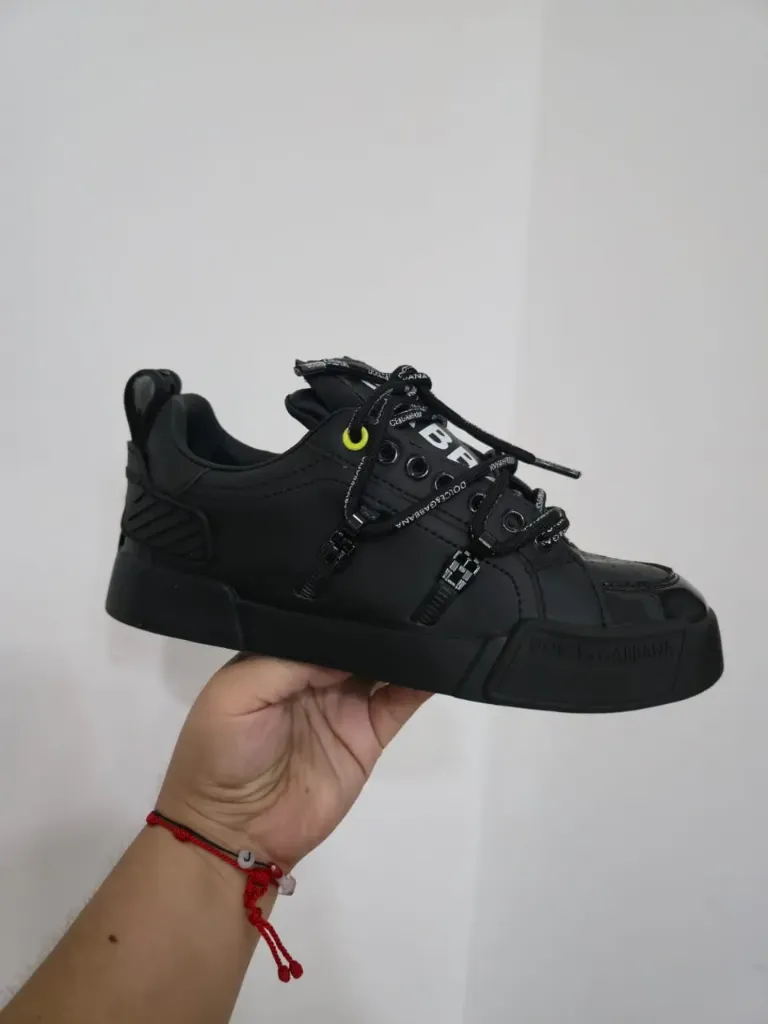 Sneaker DG Portofino de Becerro y Charol